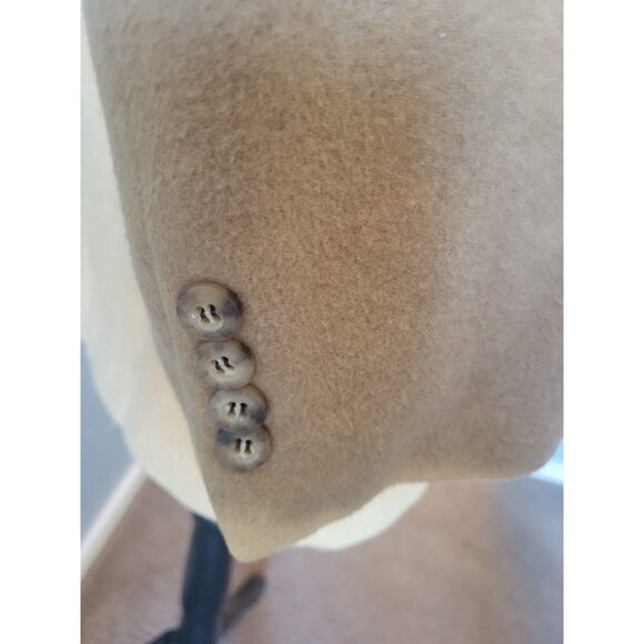 Vintage Christian Dior by Hart Schaffner & Marx 100% Cashmere Blazer Beige 42L - Picture 6 of 13